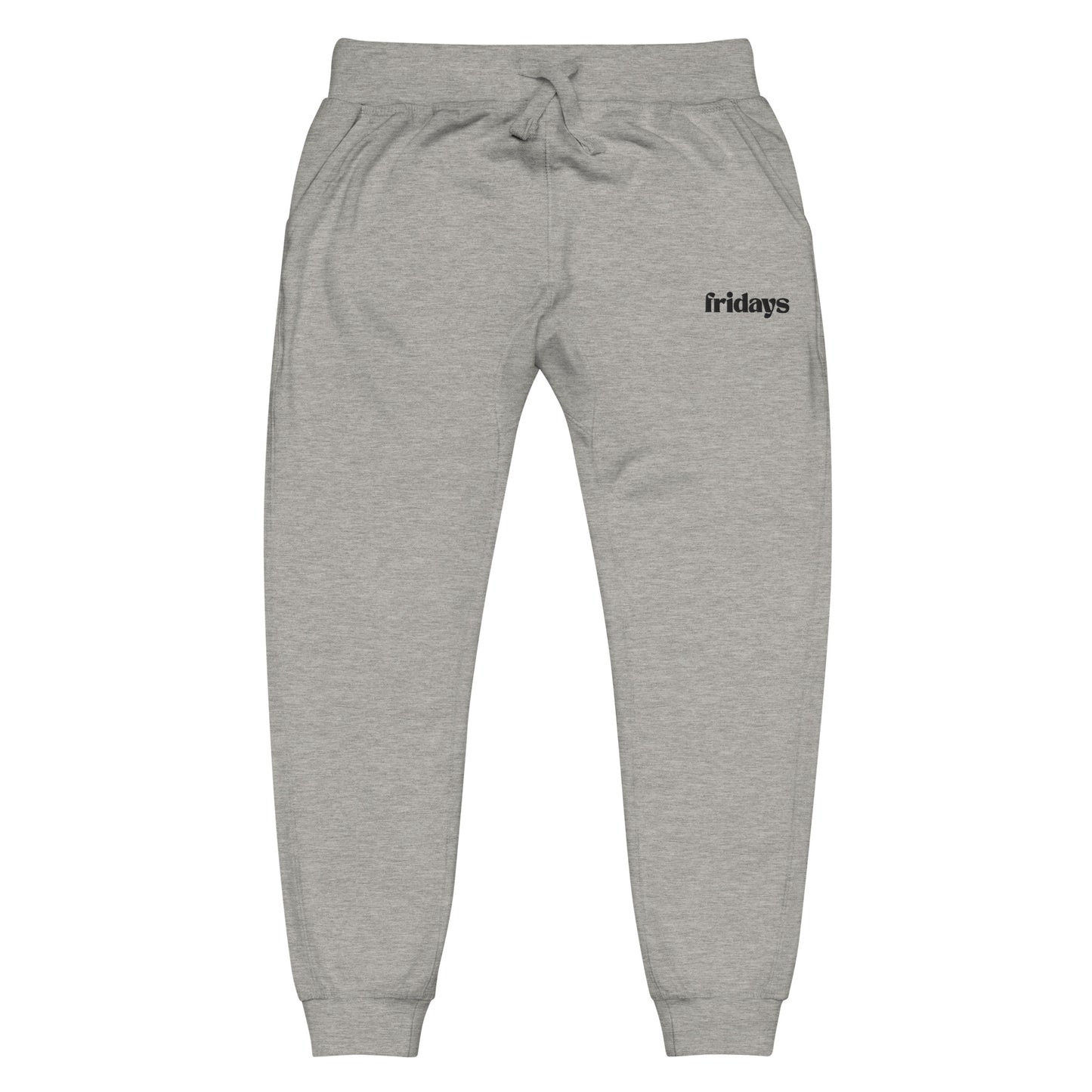 Fridays Black Logo Sweatpants