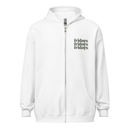 Fridays Fridays Fridays Zip Hoodie